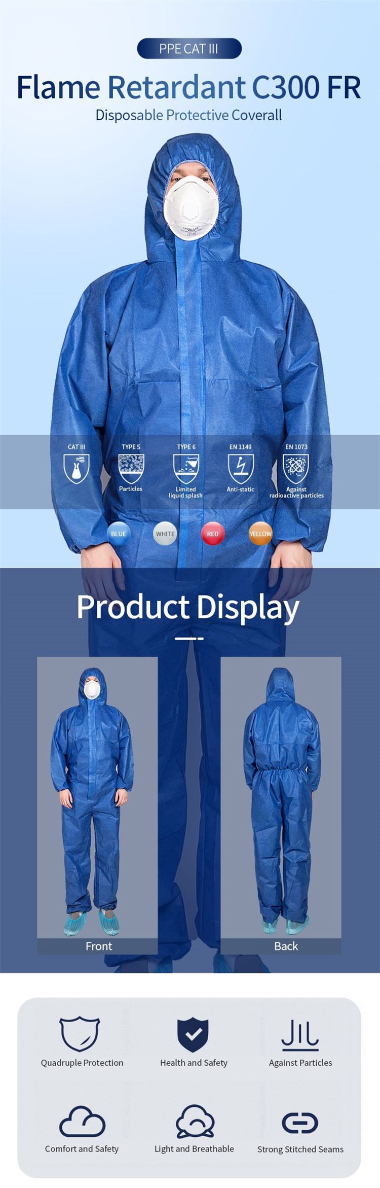 1. flame retardant coverall
