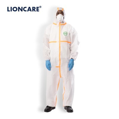 غطاء واقٍ للاستعمال مرة واحدة من LIONCARE® CoverLite باللون الأبيض